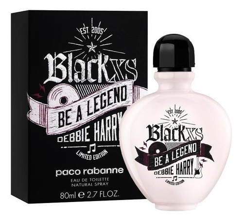 Perfume Black XS Debbie Harry Paco Rabanne de 80 ml Edt