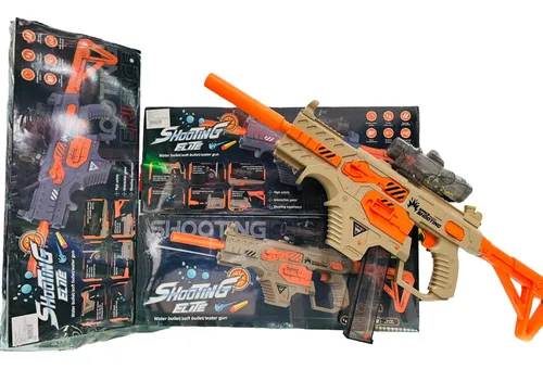 Fusil Hidrogel Recargable 3 En 1 Pistola Lanza Dardos Agua