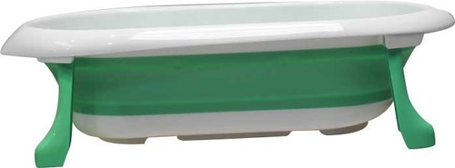 Imagen 7 de 10 de Bañera Para Bebe Love Plegable Patas Manijas Y Tapón + Red