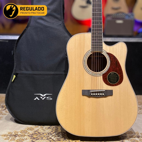 Violão Cort Mr710f Solid Sitka Spruce Fishman + Bag Luxo