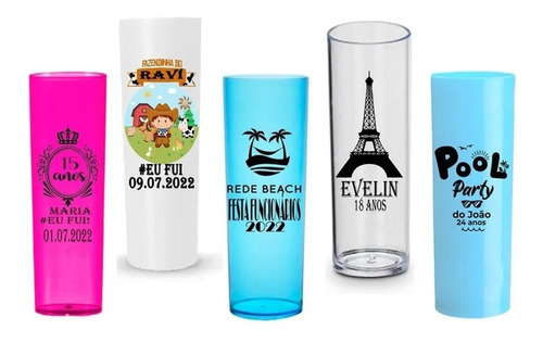 50 Copos Longdrink 360ml Personalizados Hiperfesta