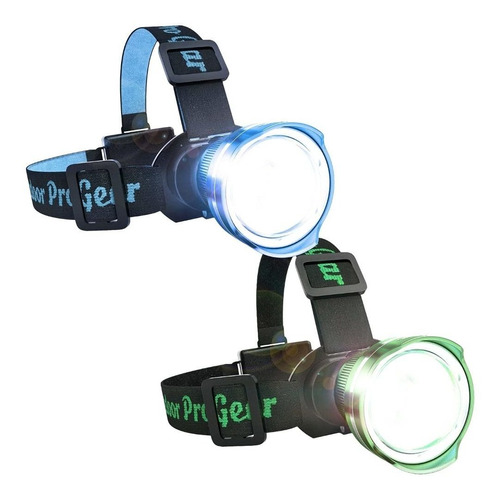 2 Color Lampara Cabeza Led Superbrillante Foco Zoomable