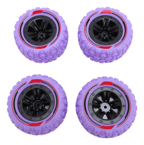 Juego De Neumáticos Violet Rc Para Ruedas De Coche, 4 Unidad