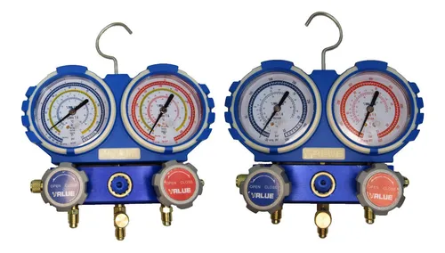 Kit Manifold R 410+ R 22 Value + Bomba De Vacio Value 100 L