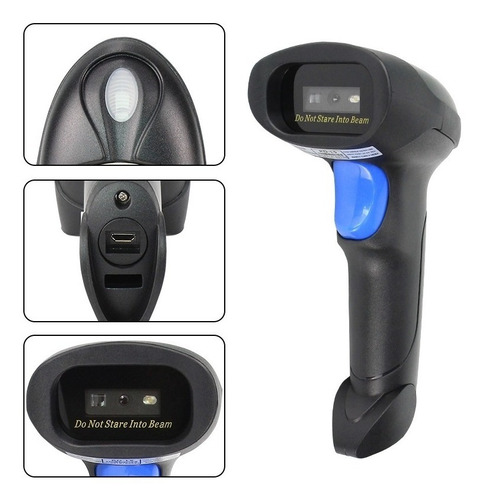 Lector De Códigos Barra Qr Pdf417 Inalámbrico Netum L8 2d