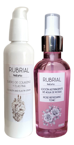 Suero De Colágeno Y Elastina + Agua De Rosas Rubrial