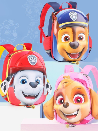 Mochila Paw Patrol Chase Kínder Niño