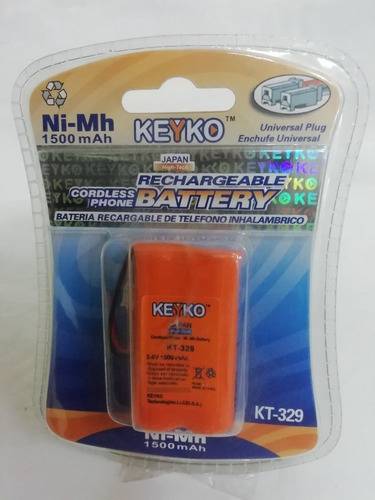 Pila Aa Recargable Para Tlf Inalambrico Marca Keyko Kt-329