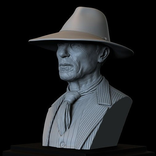 Archivo Stl Impresión 3d - Westworld - Ed Harris - Sid Naiqu