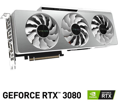 Tarjeta De Video Gigabyte Geforce Rtx 3080 Vision Oc Gddr6x