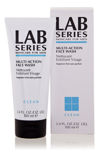 Aramis Lab Series Clean Multi-action Face Wash For Men, 3.4 