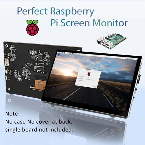 Monitor De Pantalla Hamtysan Raspberry Pi Mini