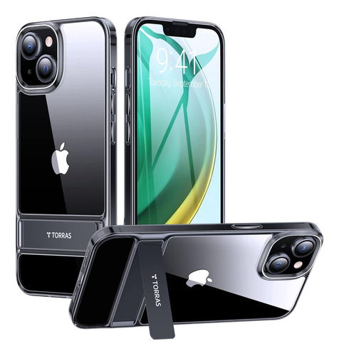 Funda Torras Para iPhone 12 Pro Max Black N Clear