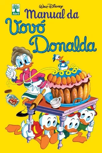 antigo livro capa dura manual do peninha Disney editora