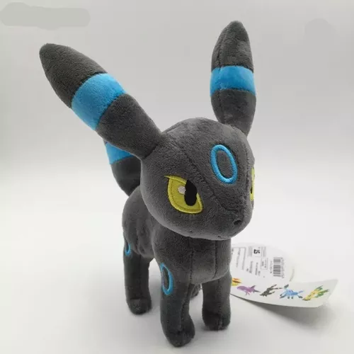 Umbreon Shiny Eevee Evolução Bicho Pelúcia Pokémon 20cm