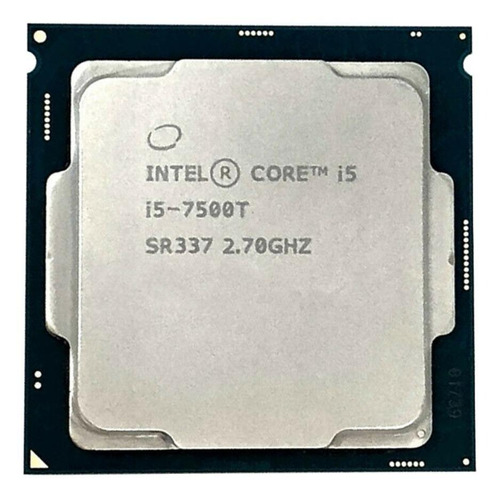 Procesador gamer Intel Core i5-7500T CM8067702868115  de 4 núcleos y  3.3GHz de frecuencia con gráfica integrada