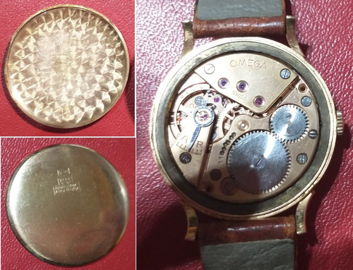 Imagen 2 de 9 de Reloj Omega Oro Cal265 Cuerda Tresor 1954 Original Impecable