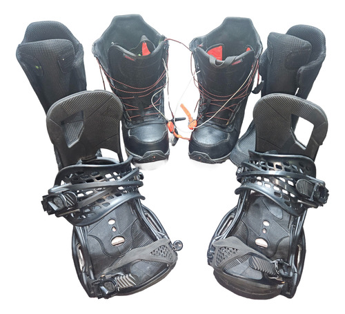 Fijaciones Burton Cartel Y Botas Imperial Snowboard (Usado)