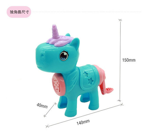 Unicornio Juguete Con Masas De Moldear Plasticina