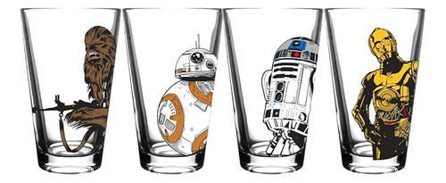 Star Wars Juego Vasos Pinta Clasica Capacidad 16 Onzas Juego