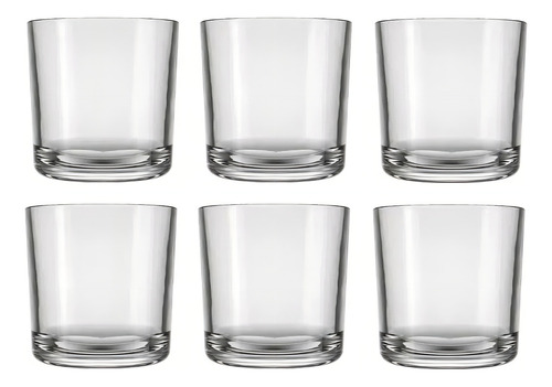 Copo Whisky Drink Bar Rocks 265ml Nadir 24 Unidades Cor Transparente