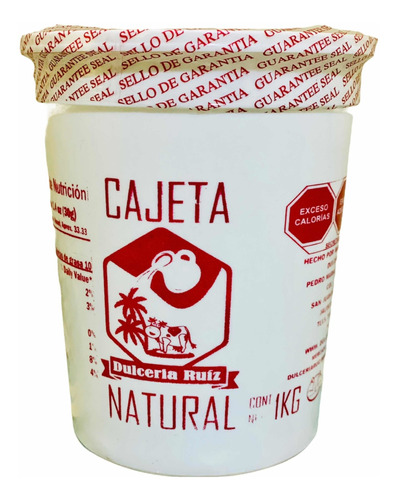 1kg Cajeta De San Juan De Los Lagos, 100% De Leche De Vaca 