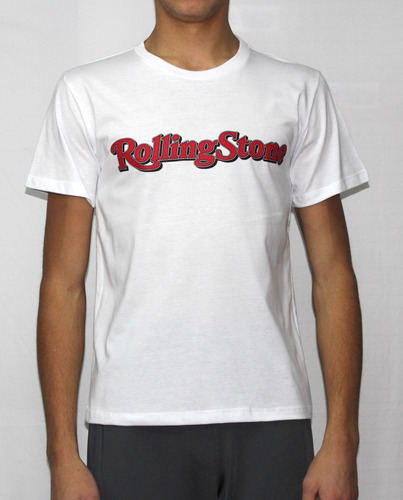 Playera Hombre Camiseta Casual Manga Corta Rolling Stone R13