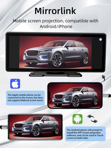 Autoestéreo Mirrorlink Pantalla Táctil 9,3 Pulgadas Carplay