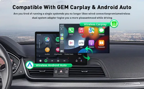 Adaptador Inalámbrico Car Play, Convertidor De Coche Android