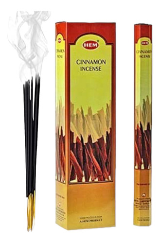 Incienso Hem Mayoreo Jumbo 42 Cm C/ Incensario Rinde 3x Más Fragancia Canela