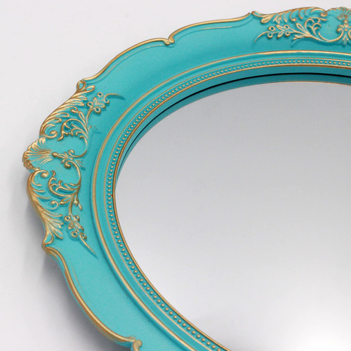 Espejo De Pared Decorativo Ovalado Vintage Para Dormitorio