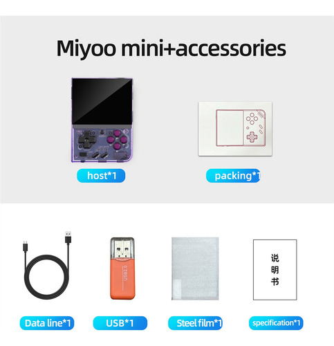 For Consola De Juegos Portátil Retro Miyoo, 64 G, Tornillo