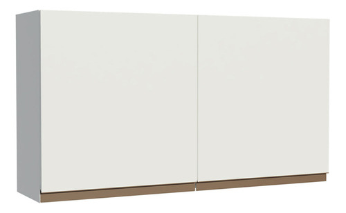 Armário Aéreo Madesa Reims 120 Cm 2 Portas Branco