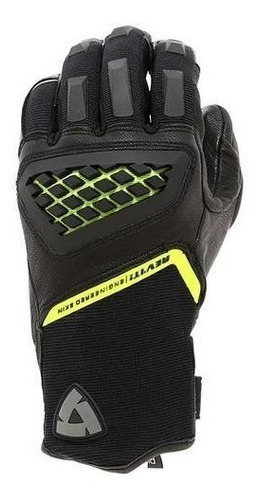 Guantes Cortos Moto Revit Neutron 2 Negro Fluo Bamp Group