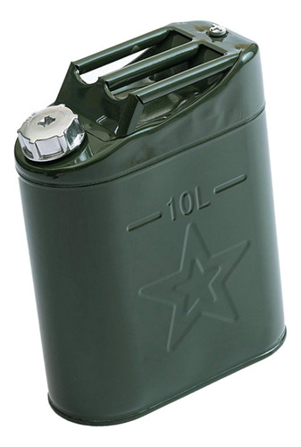 Bidón De Combustible Portátil De 10 Litros, 37 X 28 X 13