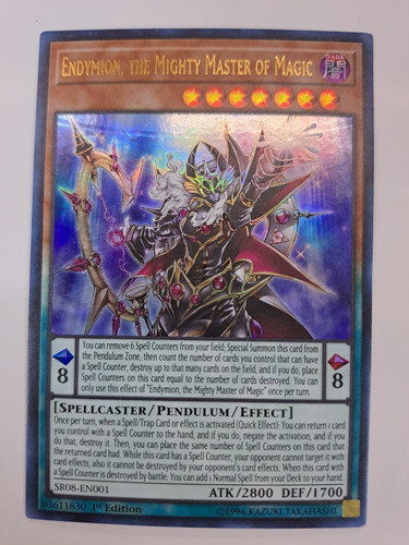 Endymion The Mighty Master Of Magic Sr08-en001 Ultra Yugioh 