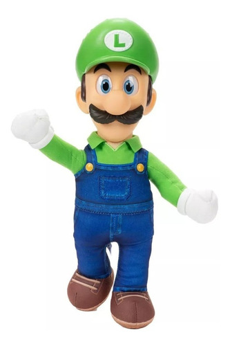 Super Mario Bros. La Pelicula: Peluche Articulado [luigi