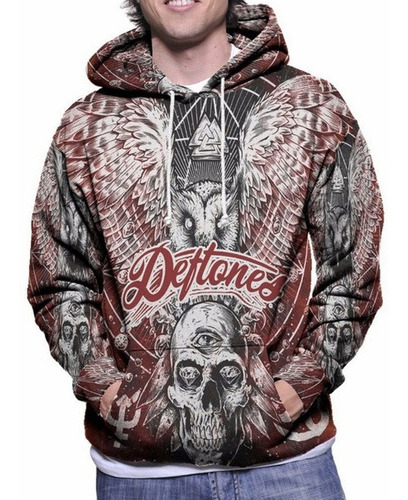 Nueva Moda 3d Deftones Rock Sudaderas Con Capucha