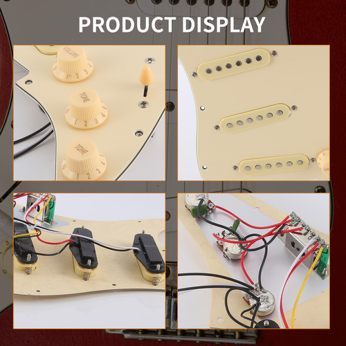 Pickguard Para Guitarra Eléctrica, Cargadas, Precableadas, S
