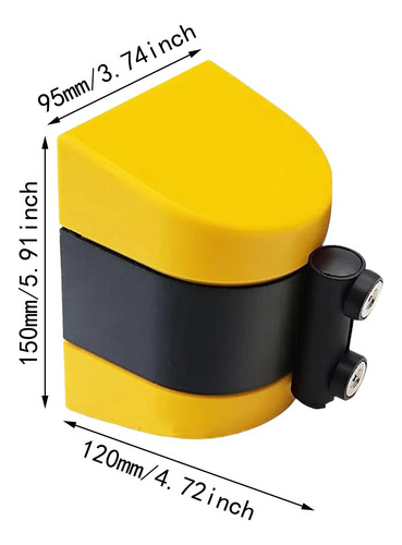 Barrera De Cinta Retráctil Barrera De Pared Multiusos 2 M