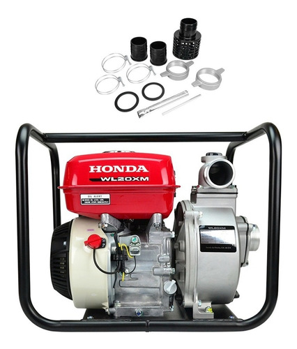 Imagen 1 de 3 de Motobomba Honda Wl20xm-mfx 2x2 Con Alerta 5.5 Hp