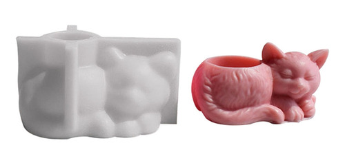 Vaso De Flores Suculentas Para Gatos, Moldes De Silicone, Re