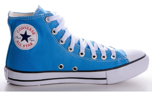 all star cano alto azul celeste