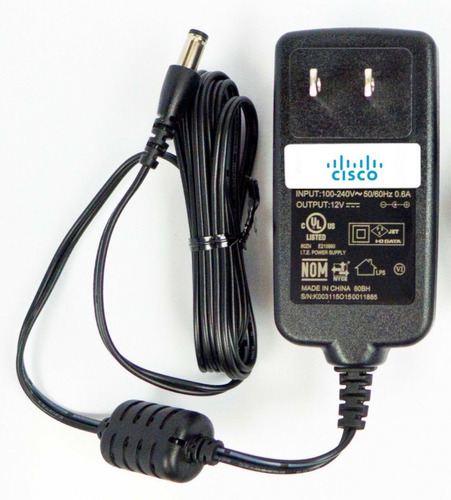 Cargador Cisco 12v Dpc3008 Linksys Wrt54g Wap121 Wap321 (Reacondicionado)