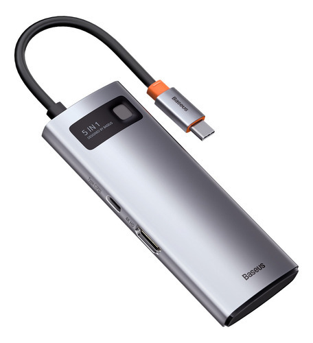5 En 1 Tipo C Hub Adaptador Pd 100w 3.0 Hdmi 4k 5gbps Baseus