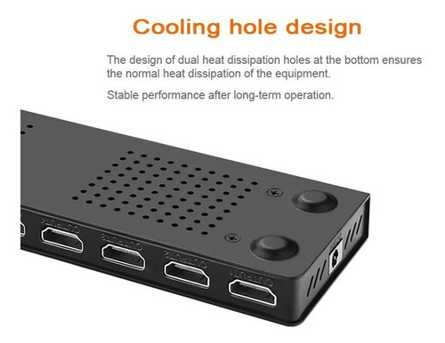 Splitter Hdmi 1x8 Amplificador 8 Puertos Full Hd 1080p 3d 4k