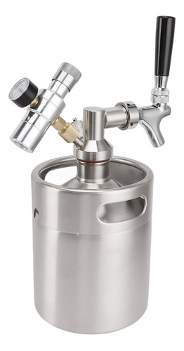 Jarra De Cerveza Mini Keg De Acero Inoxidable De 2 Litros