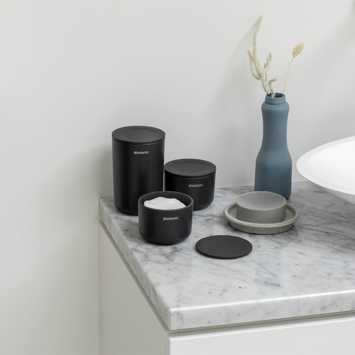 Imagen 4 de 6 de Set X3 Recipientes De Tocador Dark Grey Apilables Brabantia