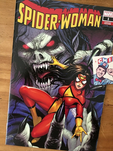 Comic - Spider-woman #1 Tyler Kirmham Variant Spider-man