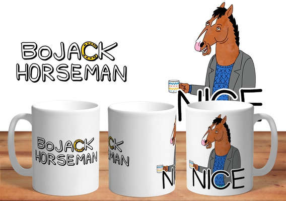 330 ml Bo-Jack Horseman Colors Taza de té de cerámica Bo-Jack Horseman 